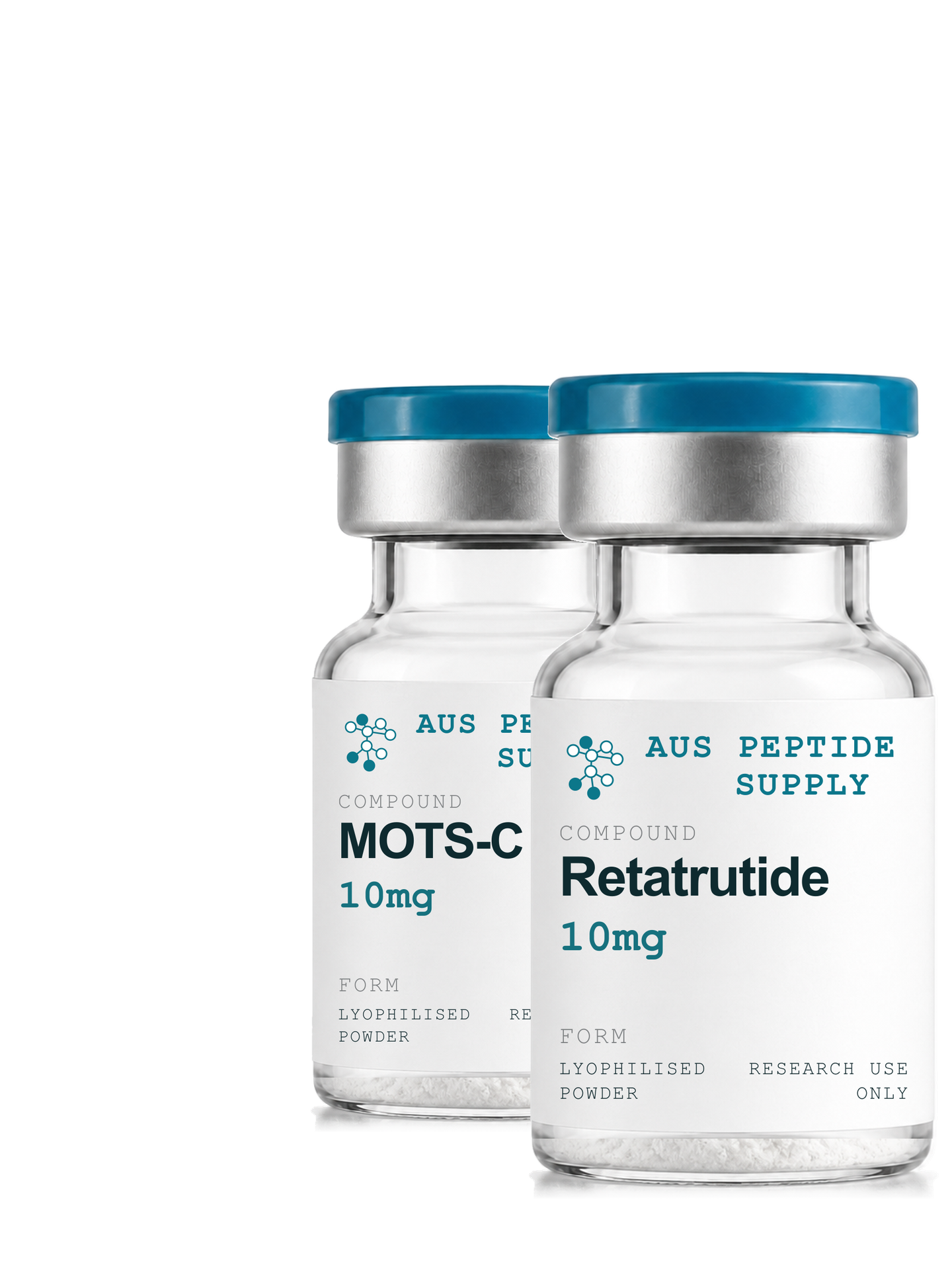 Retatrutide and MOTS-C research vials