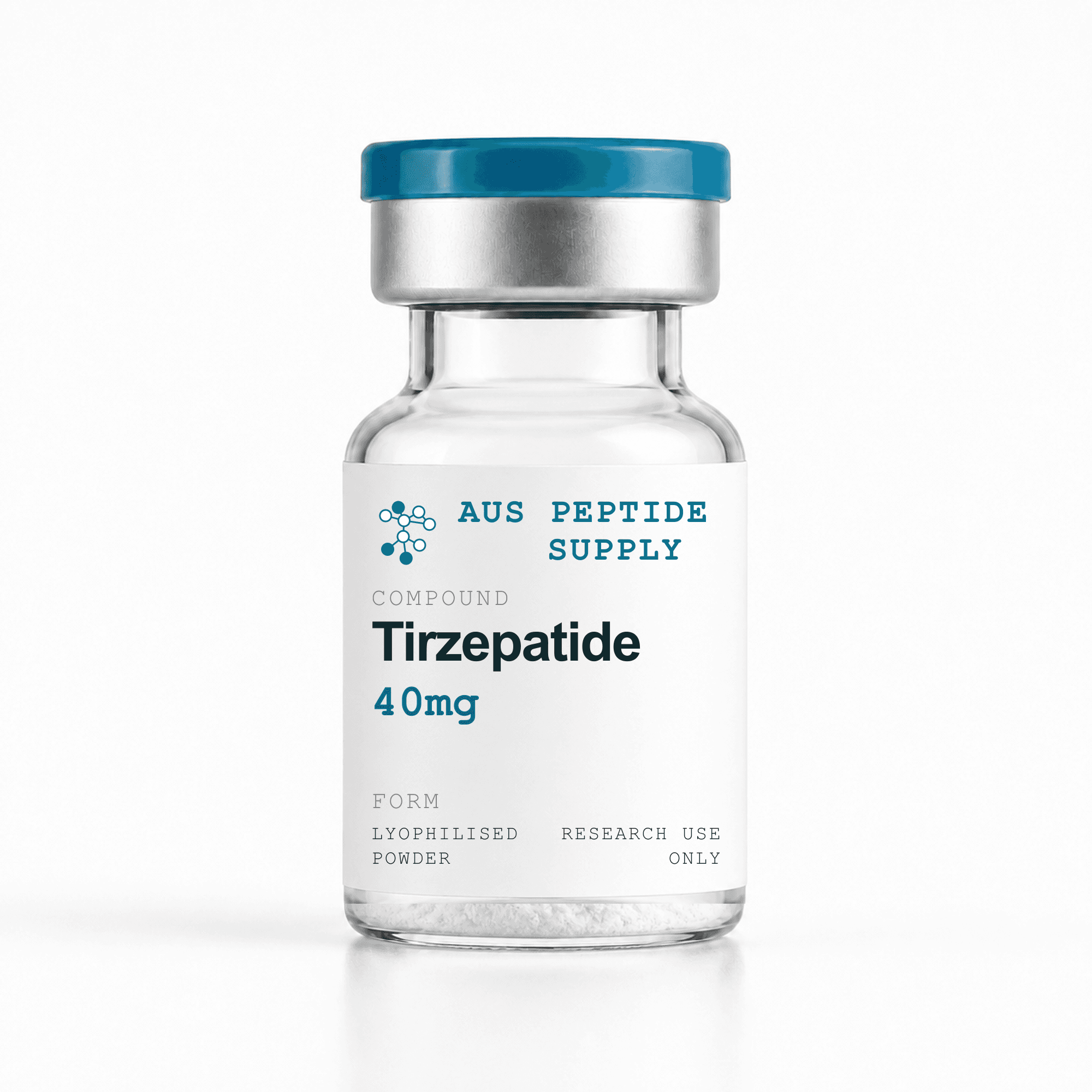 Tirzepatide (40mg) Peptide Vial - Buy Online Australia